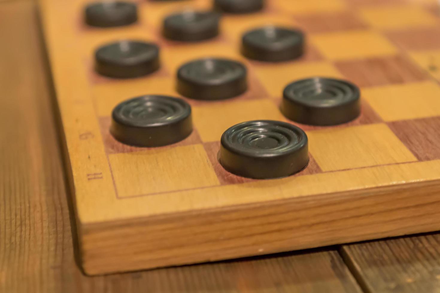 old checkers close-up photo
