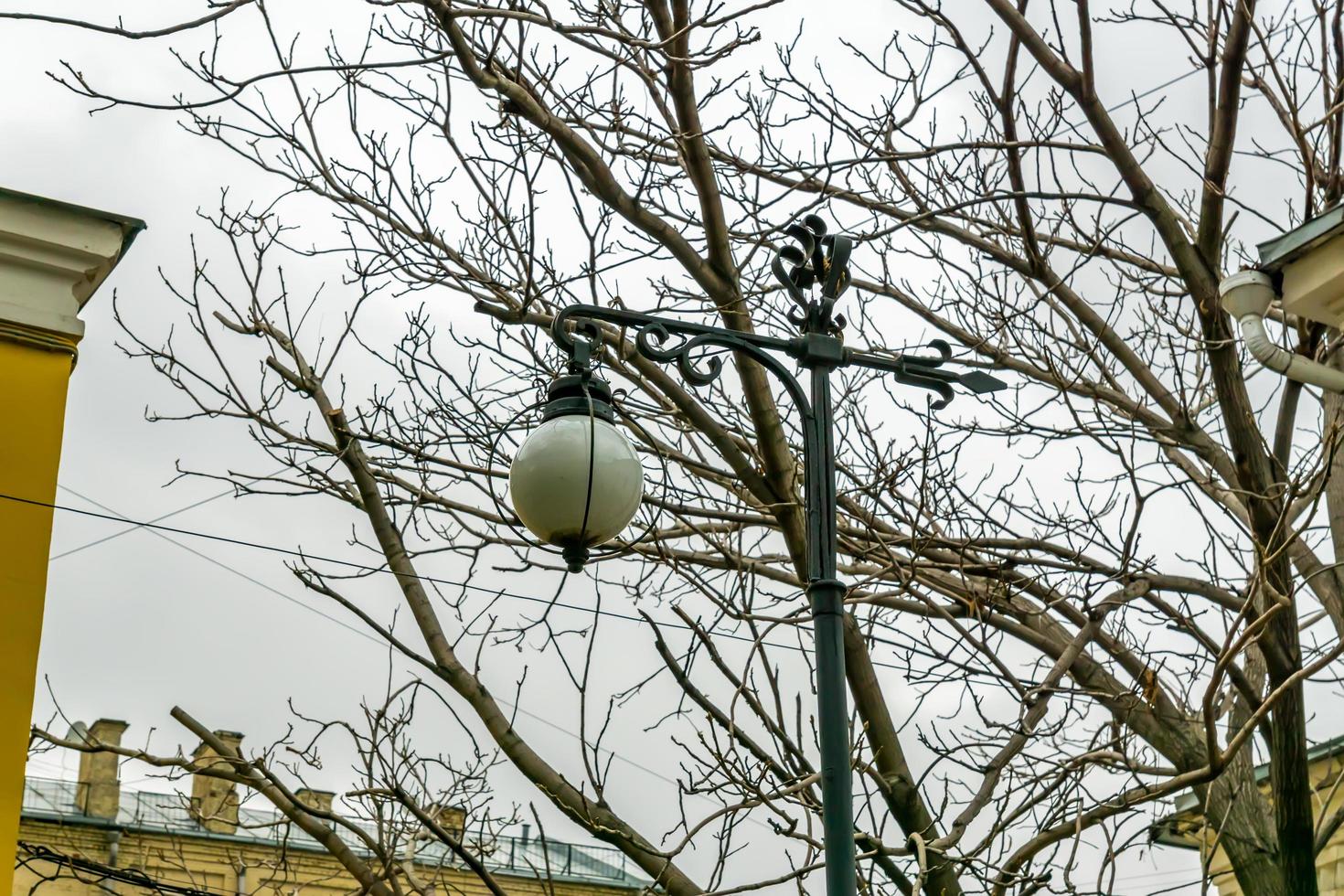 vintage street light photo