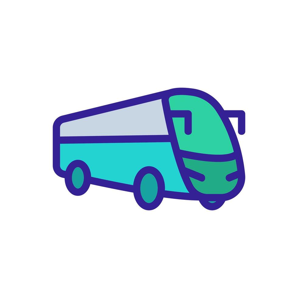 express bus icon vector outline illustration