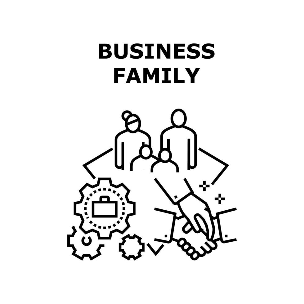 Business family icon vector illustration