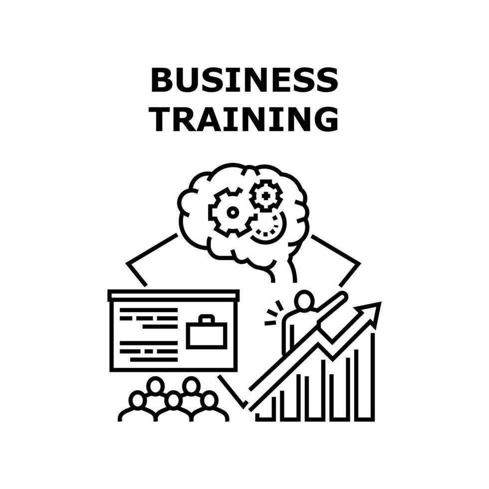 Educational Business Training Vector Concept Color