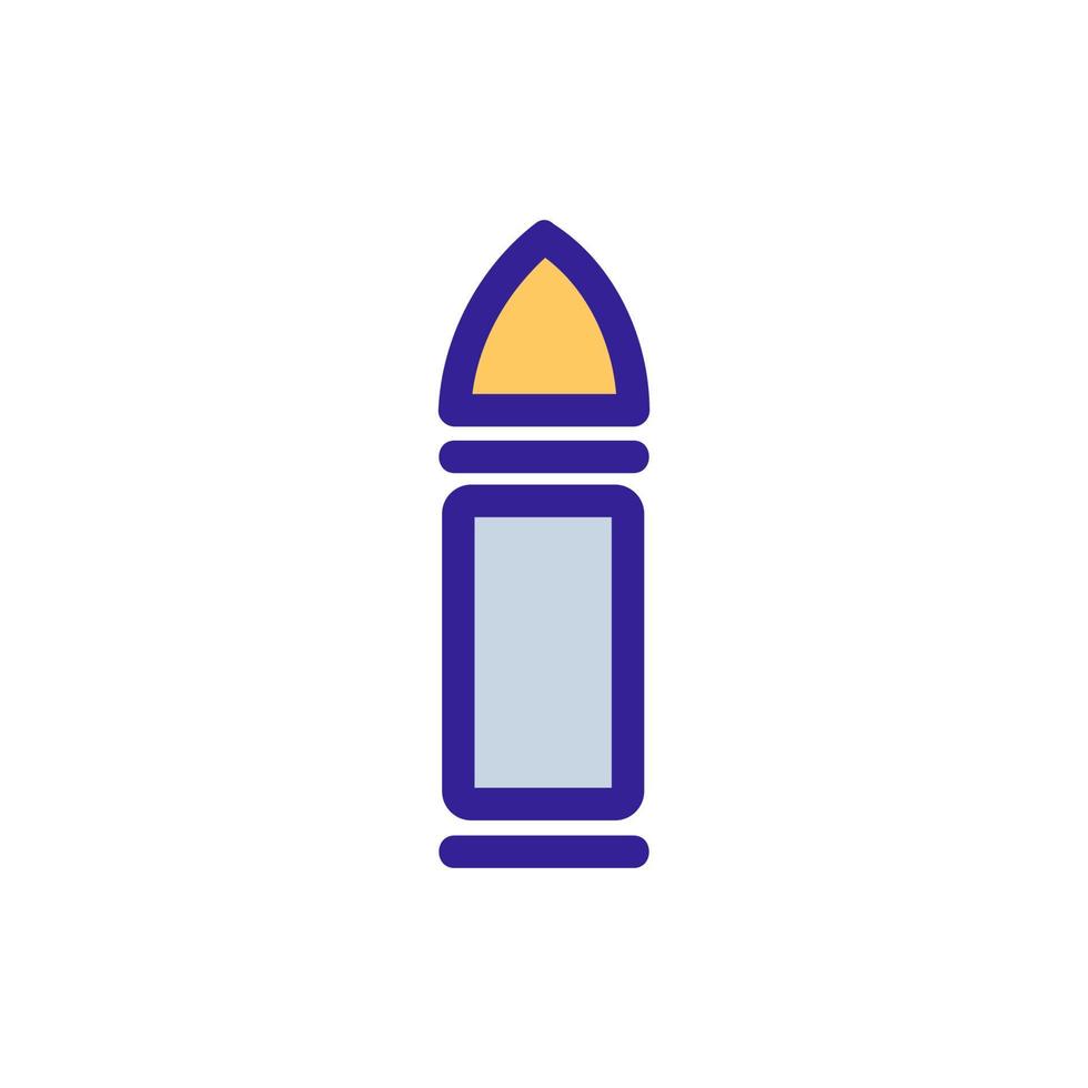bullet icon vector. Isolated contour symbol illustration vector