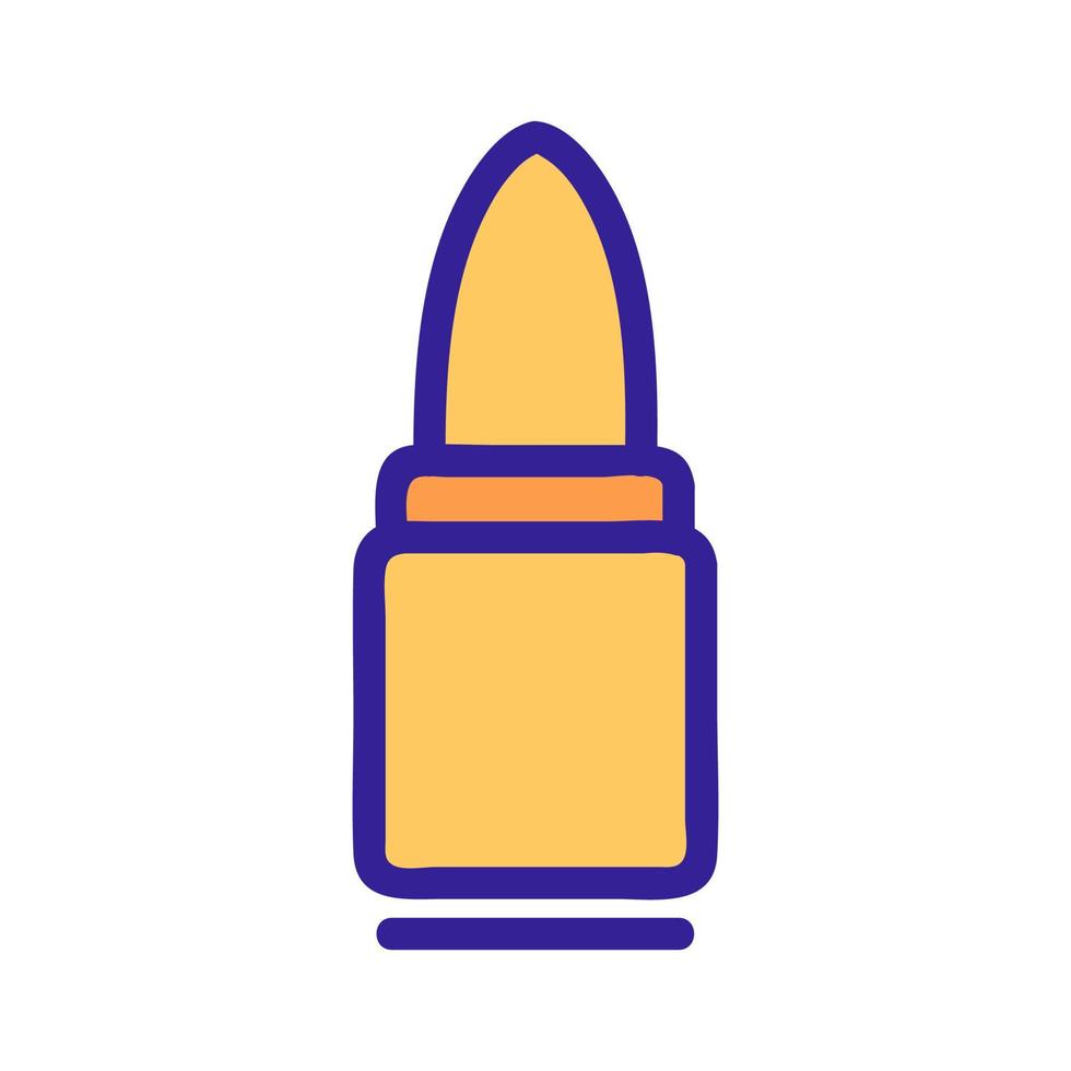 bullet icon vector. Isolated contour symbol illustration vector