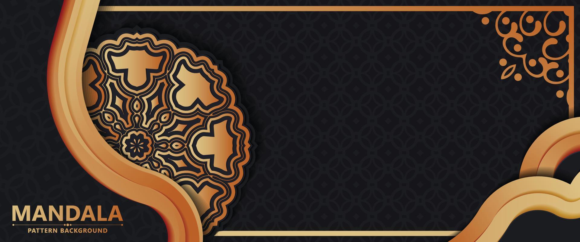 Luxury ornamental mandala background with arabic islamic east pattern style premium vector