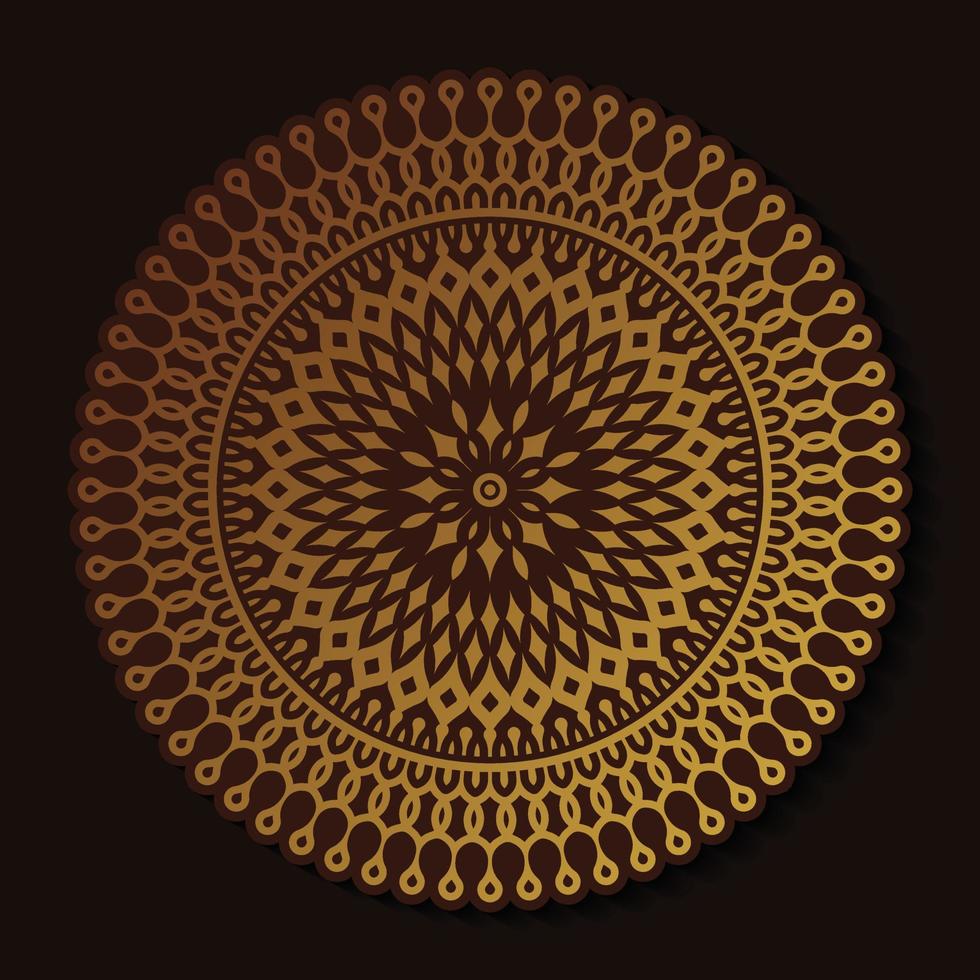 Luxury Mandala background design template vector