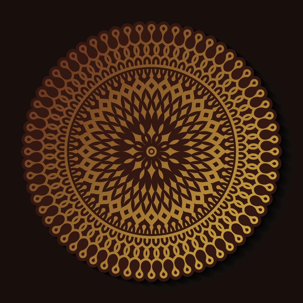 Luxury Mandala background design template vector