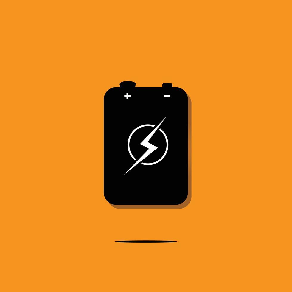 icono de vector de batería, símbolo de carga. diseño simple y plano para aplicaciones web o móviles