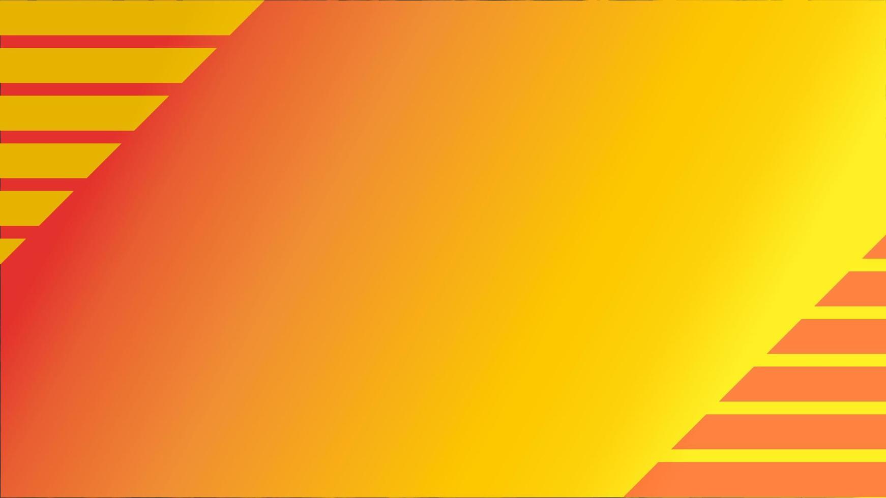 simple yellow orange gradient background with copy space area - free vector