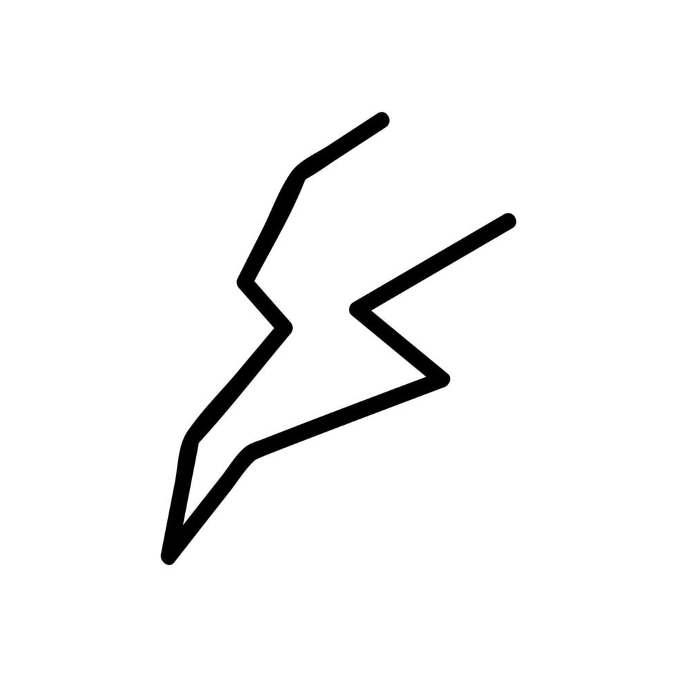 vector de icono de perno. ilustración de símbolo de contorno aislado