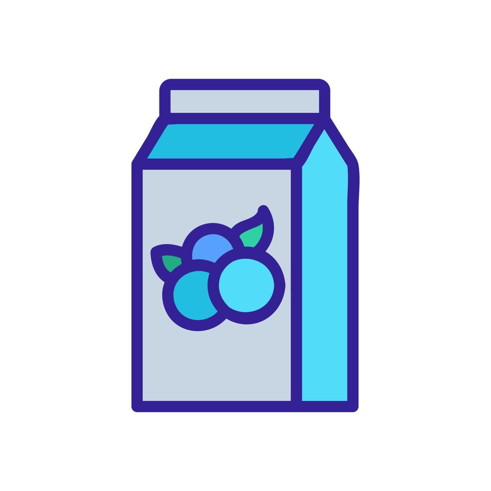 blueberry juice icon vector outline illustration