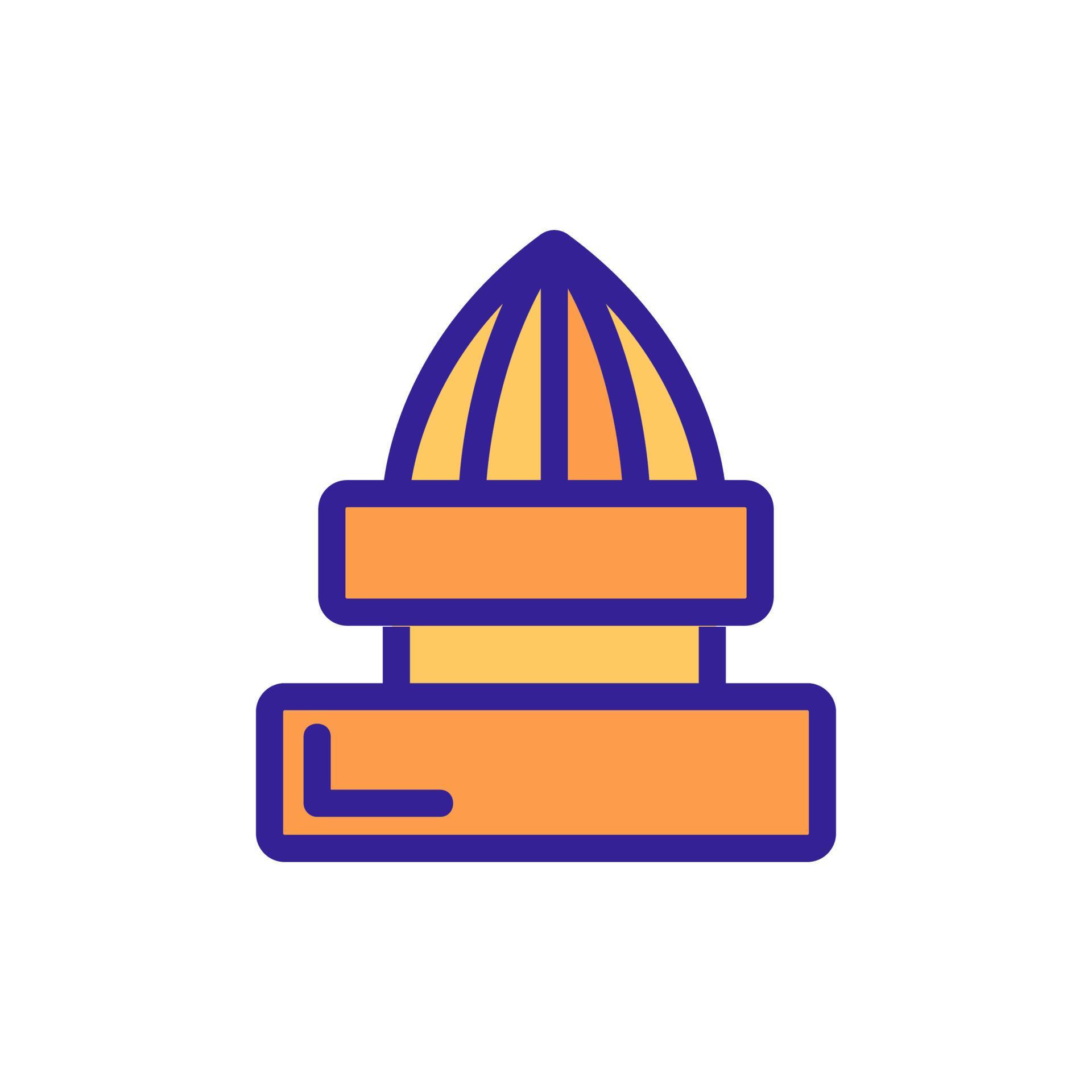 manual juicer icon vector outline illustration 9989206 Vector Art at