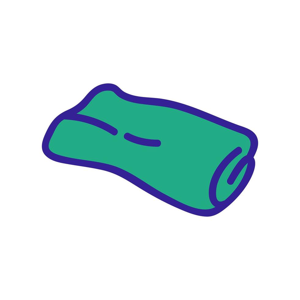 ilustración de contorno de vector de icono de juego de toallas