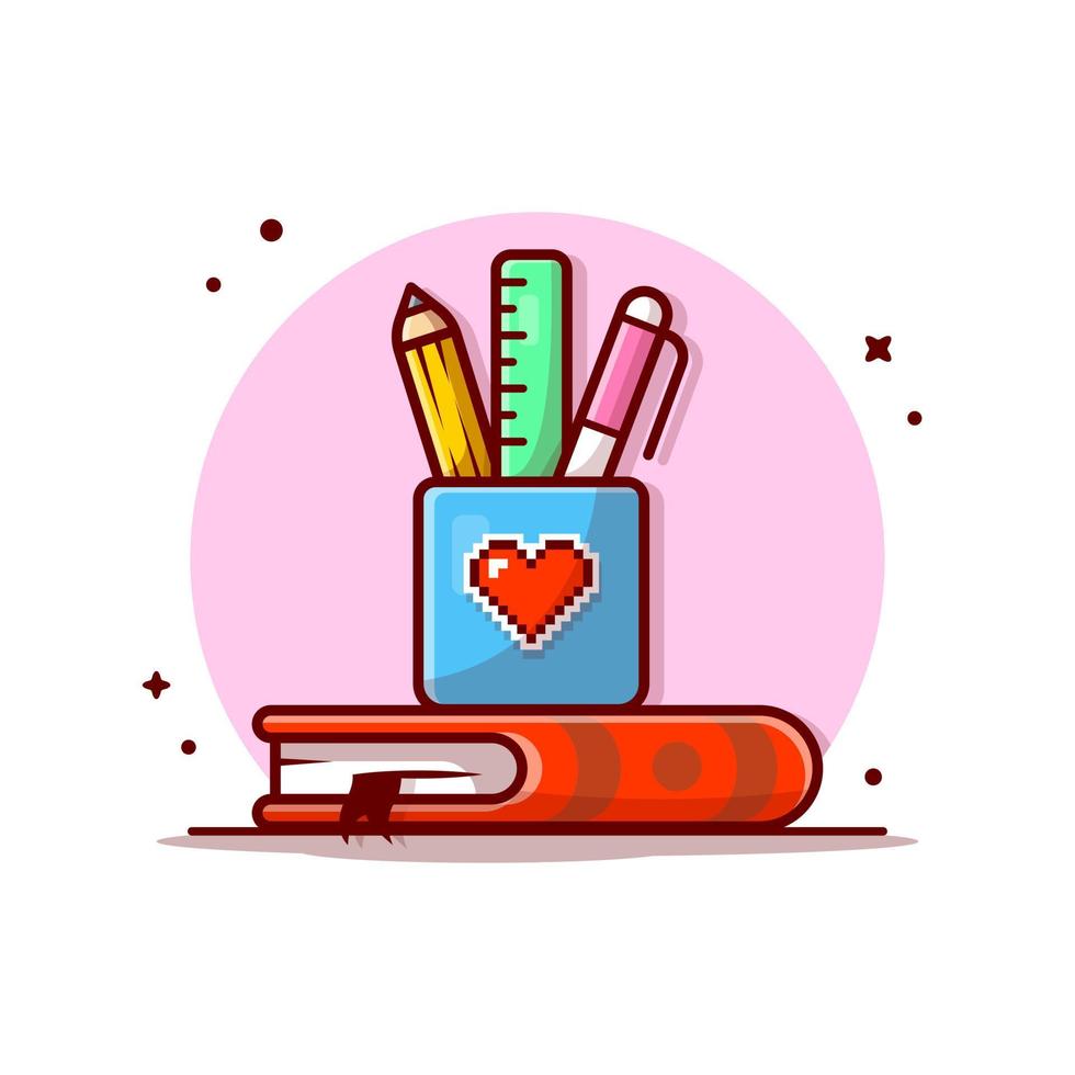 papelería con regla, lápiz, pluma y libro ilustración de icono de vector de dibujos animados. educación objeto icono concepto aislado premium vector. estilo de dibujos animados plana 9989412 Vector en Vecteezy papelería con regla, lápiz, pluma y libro ilustración de icono de vector de dibujos animados. educación objeto icono concepto aislado premium vector. estilo de dibujos animados plana 9989412 Vector en Vecteezy