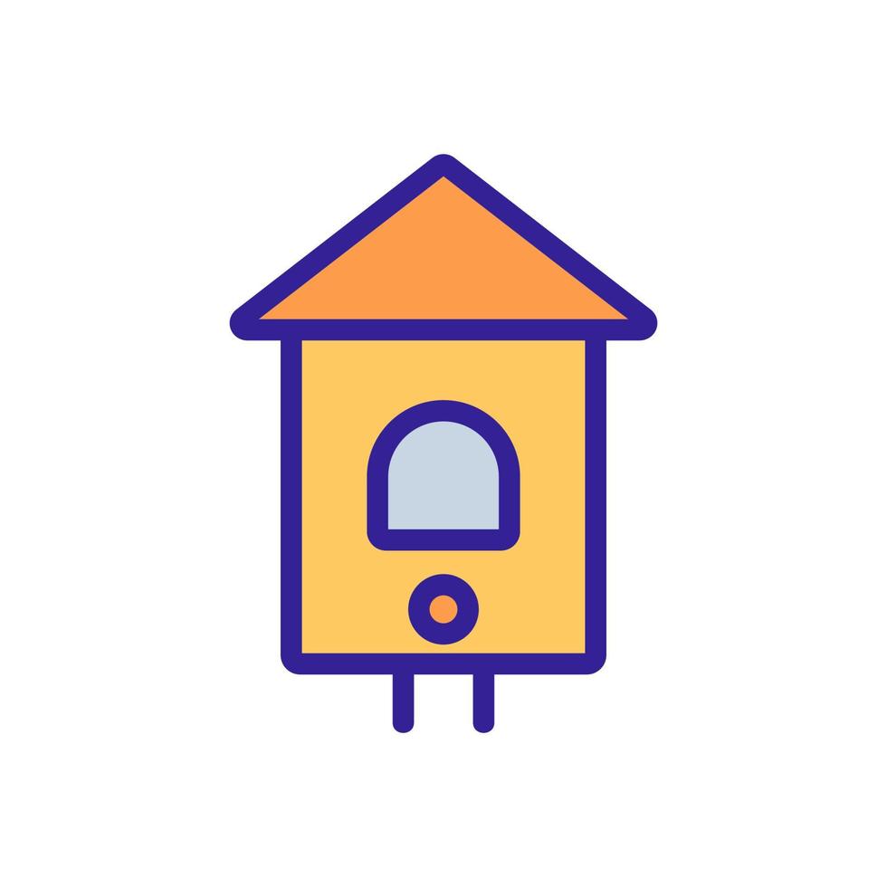bird house Icon vector. Isolated contour symbol illustration vector