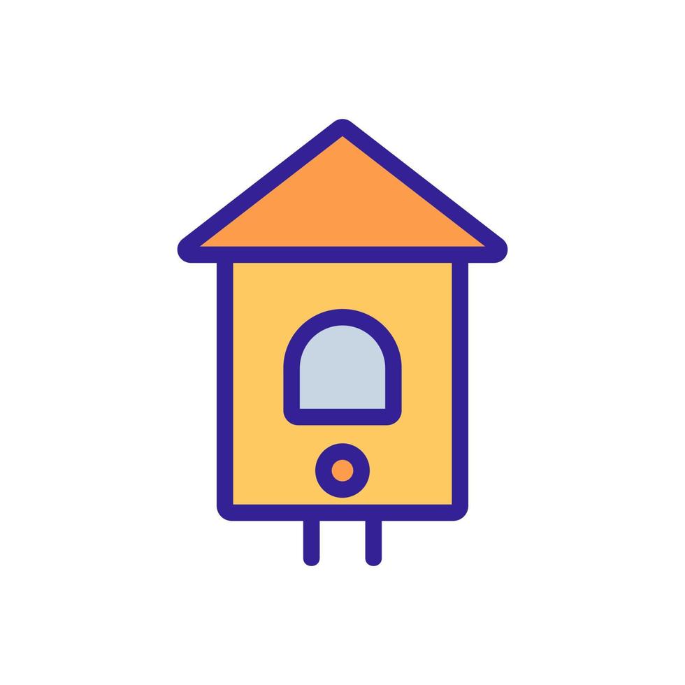 bird house Icon vector. Isolated contour symbol illustration vector