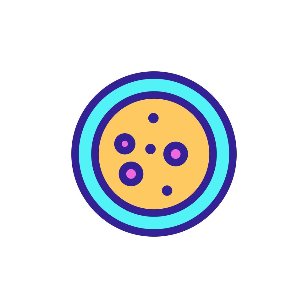 biomaterial before researching the vector icon. Isolated contour symbol illustration