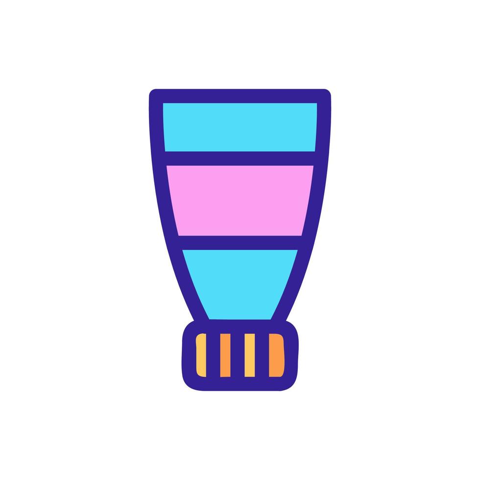 Cream icon vector. Isolated contour symbol illustration vector