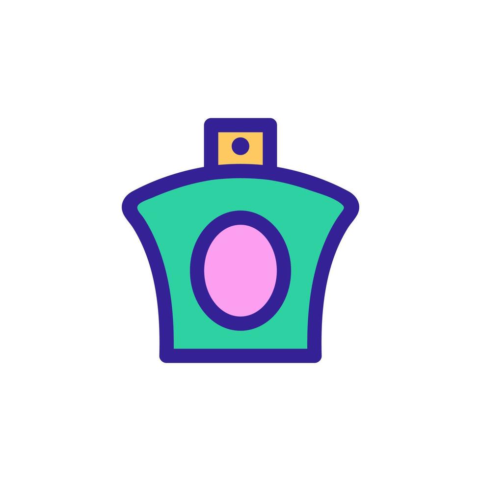 perfume icon vector. Isolated contour symbol illustration vector