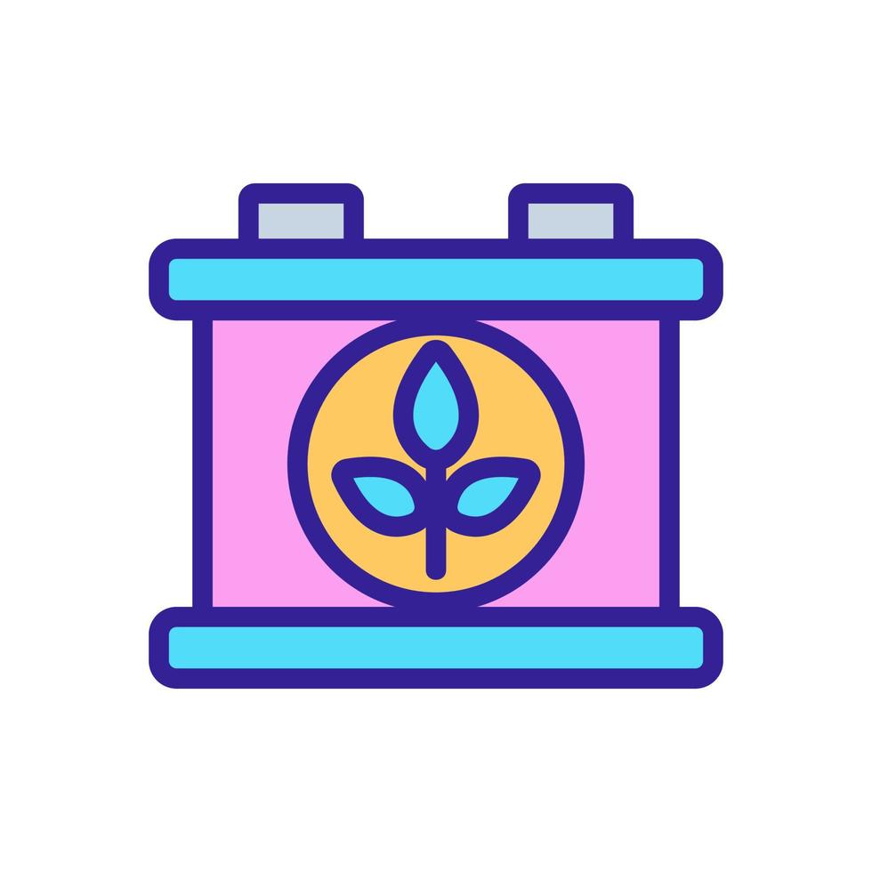biofuel Icon vector. Isolated contour symbol illustration vector