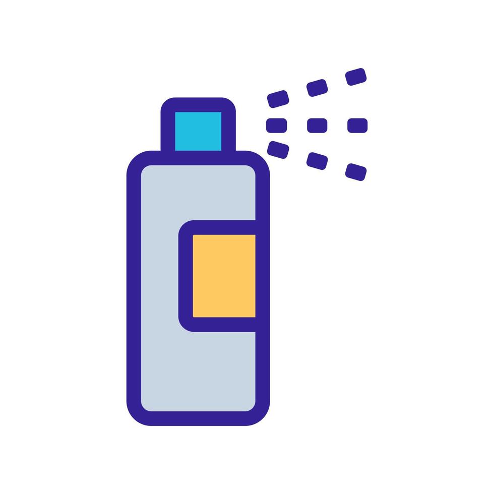 Deodorant icon vector. Isolated contour symbol illustration vector