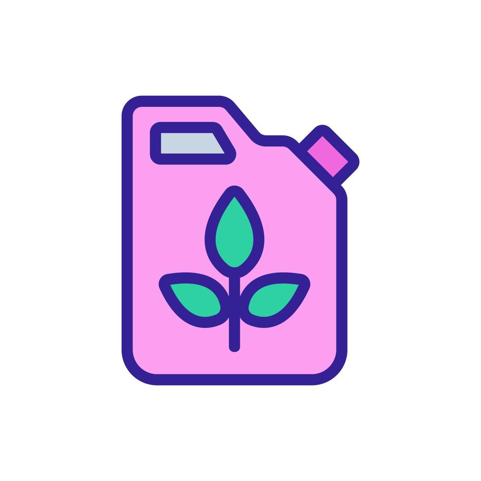 biofuel Icon vector. Isolated contour symbol illustration vector