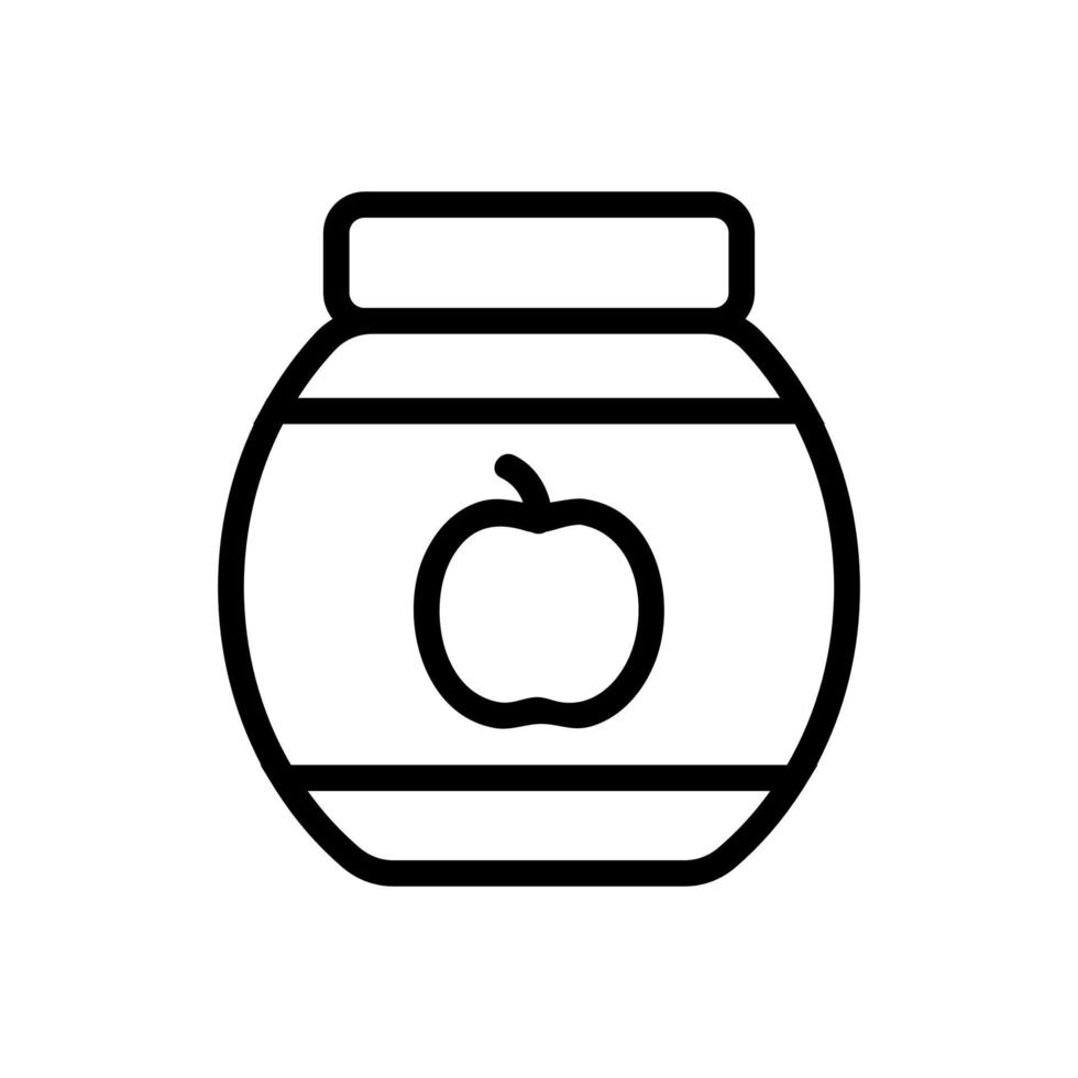 Feeding baby icon vector. Isolated contour symbol illustration vector