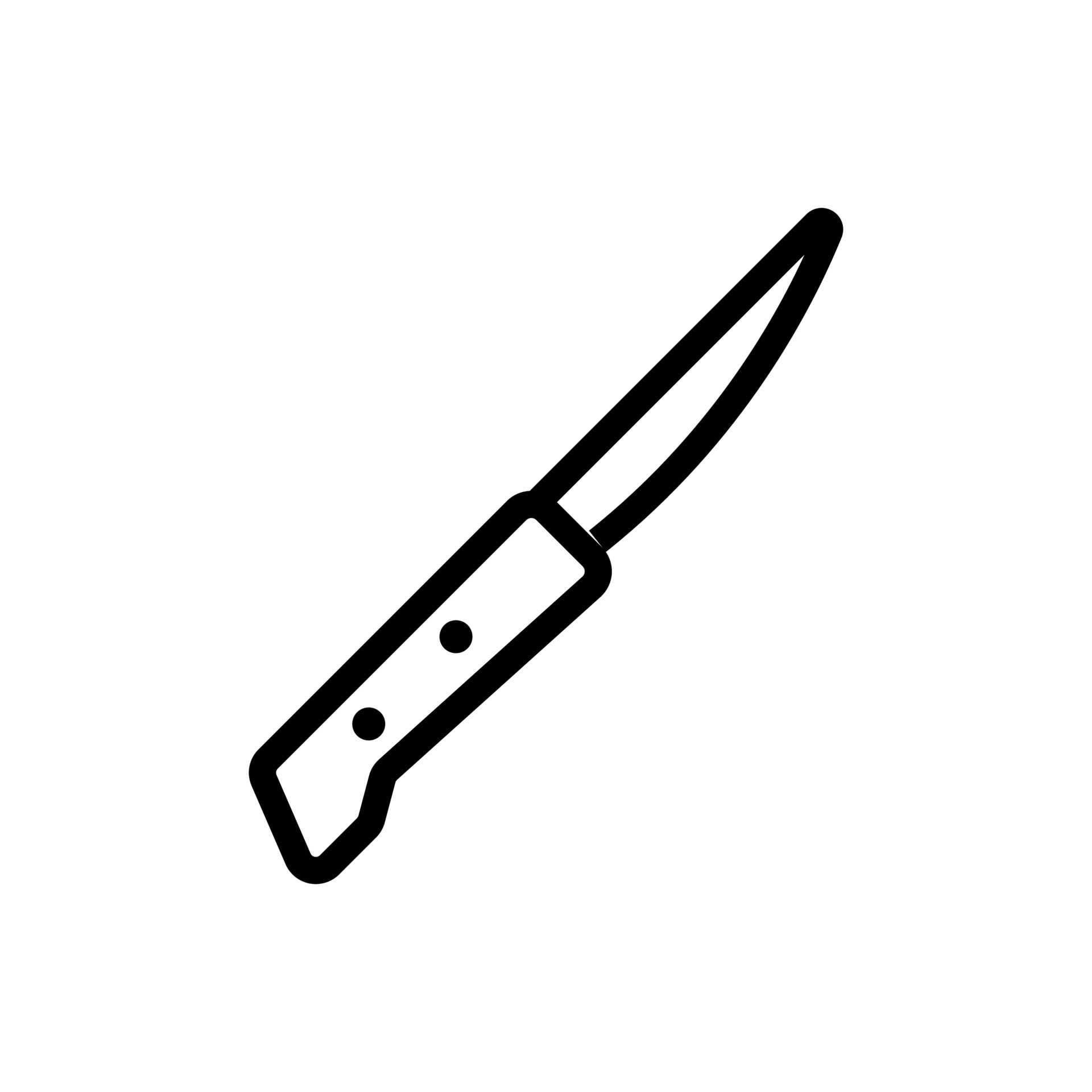 cutting knife icon vector outline illustration 9990280 Vector Art at ...