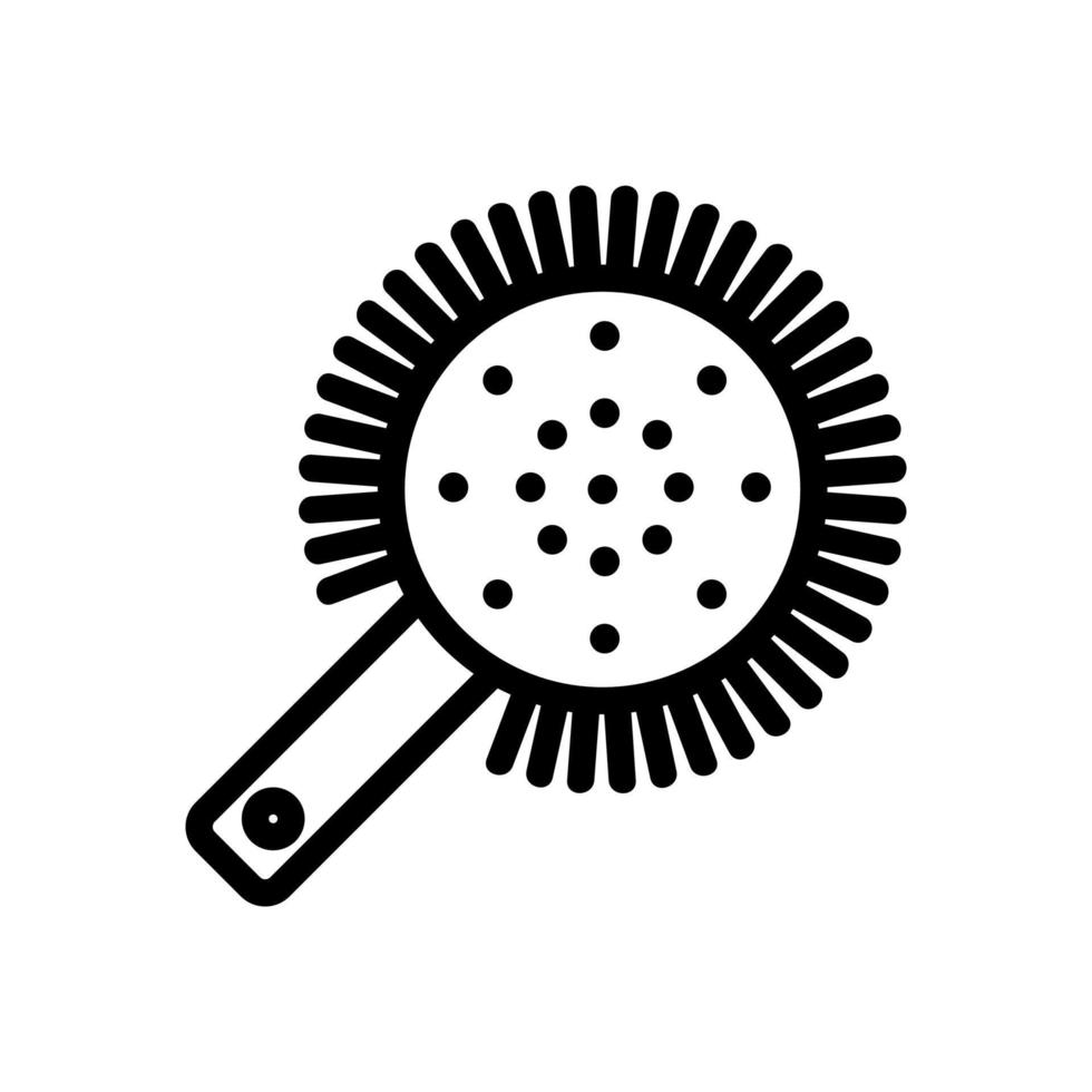 bar strainer icon vector outline illustration