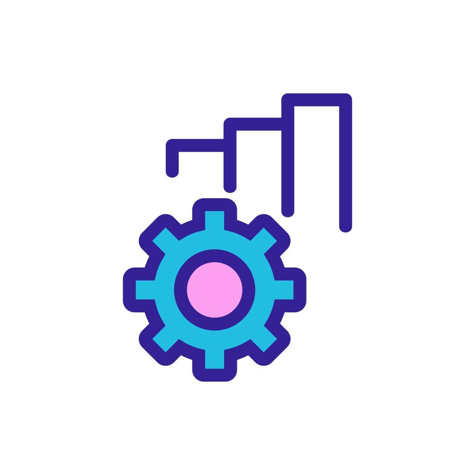 Automation icon vector. Isolated contour symbol illustration vector