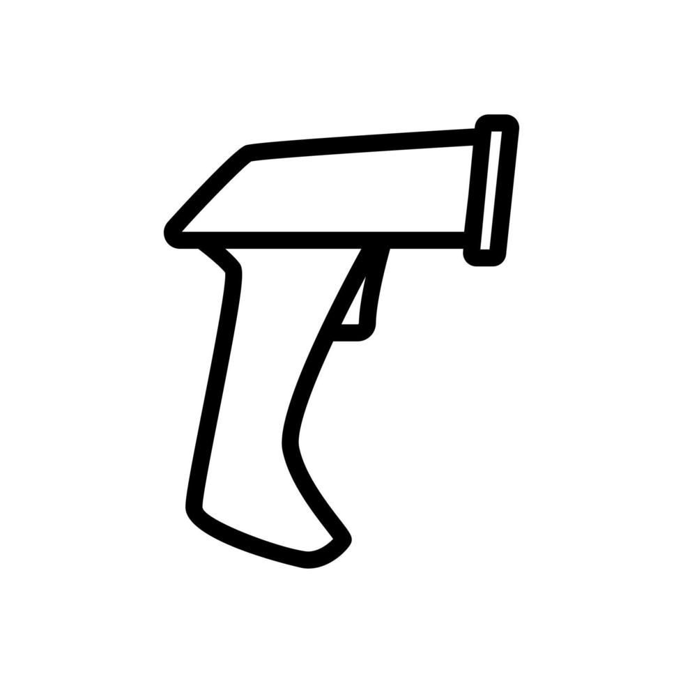 data scanner icon vector outline illustration