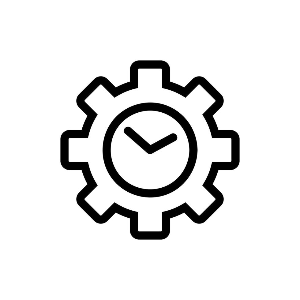 Automation icon vector. Isolated contour symbol illustration vector