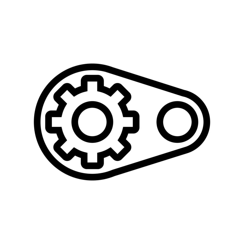 Automation icon vector. Isolated contour symbol illustration vector