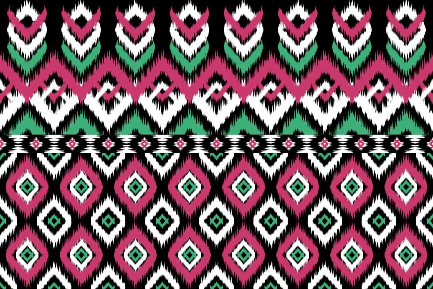 estilo nativo ikat. patrón étnico geométrico tradicional. rayas tribales orientales. diseño para fondo, ilustración, tela, batik, ropa, envoltura, papel tapiz, alfombra, bordado vector