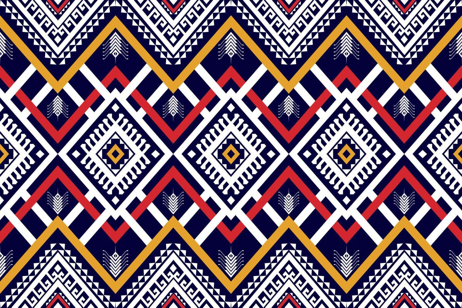 patrón geométrico étnico abstracto sin fisuras tradicional. estilo tribal rayado nativo. diseño para fondo, alfombra, papel tapiz, ropa, envoltura, batik, tela, vector, ilustración, bordado. vector