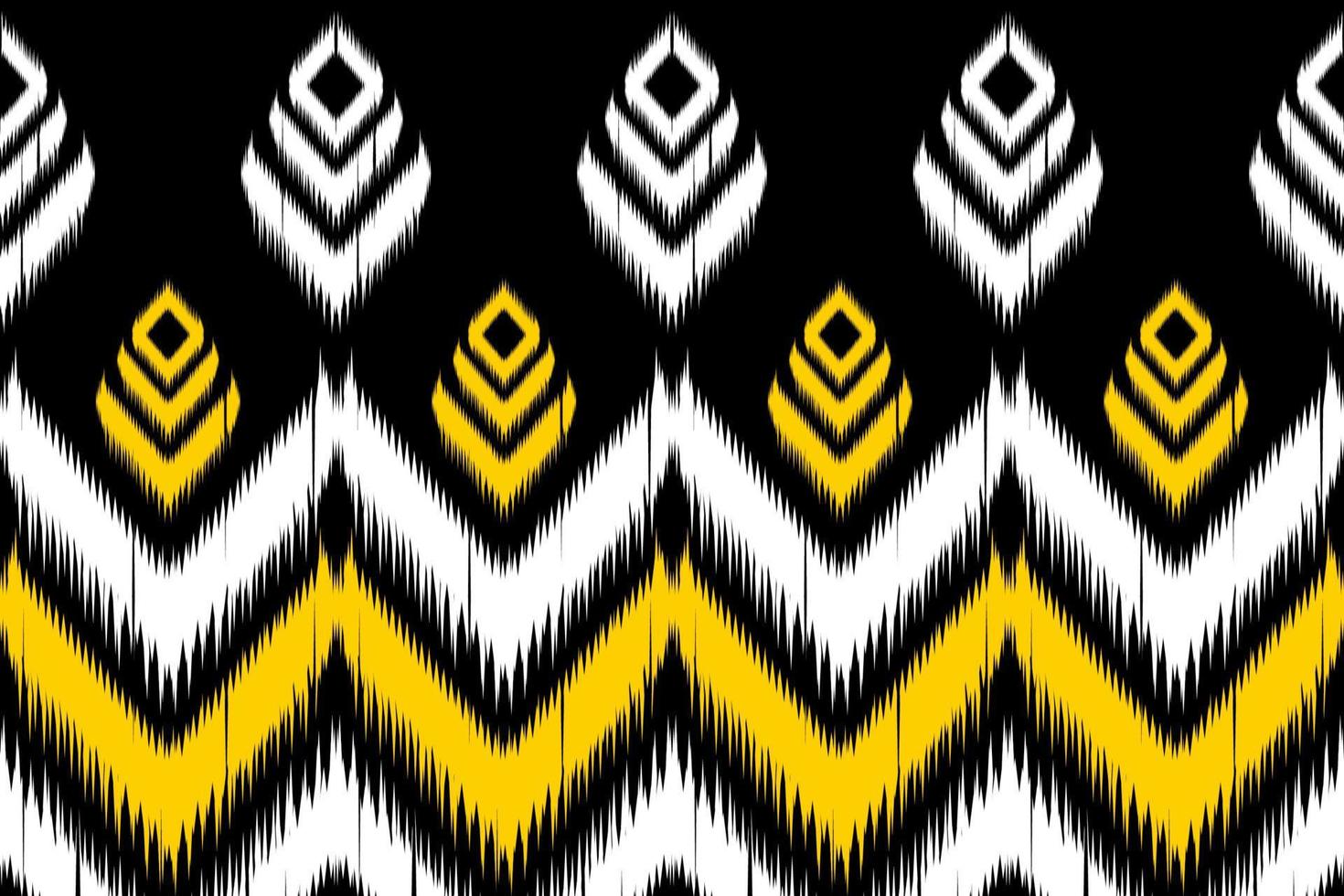 Ikat ethnic Aztec pattern. Tribal striped traditional. Design for background,carpet,wallpaper,clothing,wrapping,batik,fabric,Vector illustration.embroidery style. vector