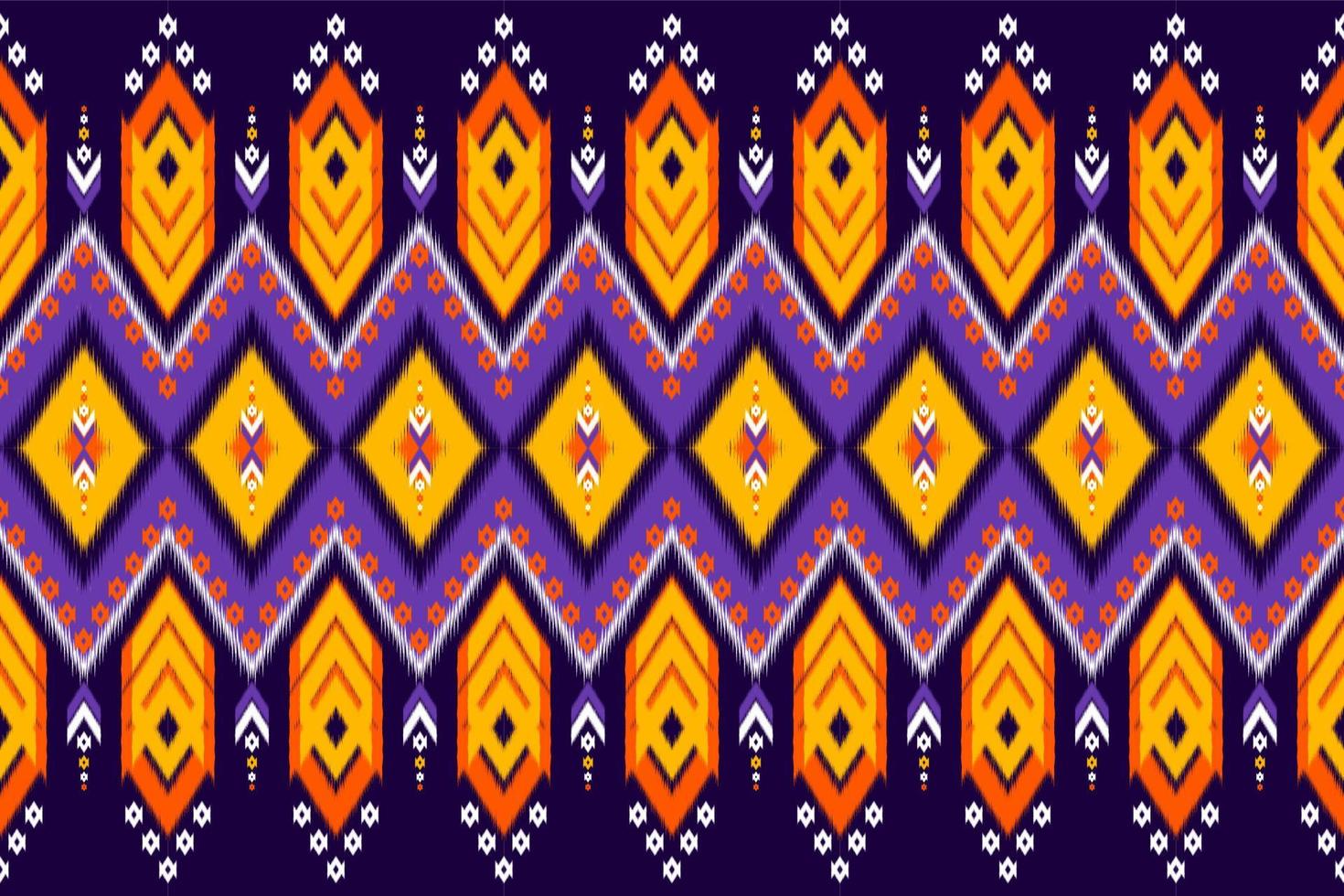 estilo nativo ikat oriental. patrón étnico geométrico tradicional. vector colorido. diseño para fondo, ilustración, tela, batik, ropa, envoltura, papel tapiz, alfombra, bordado