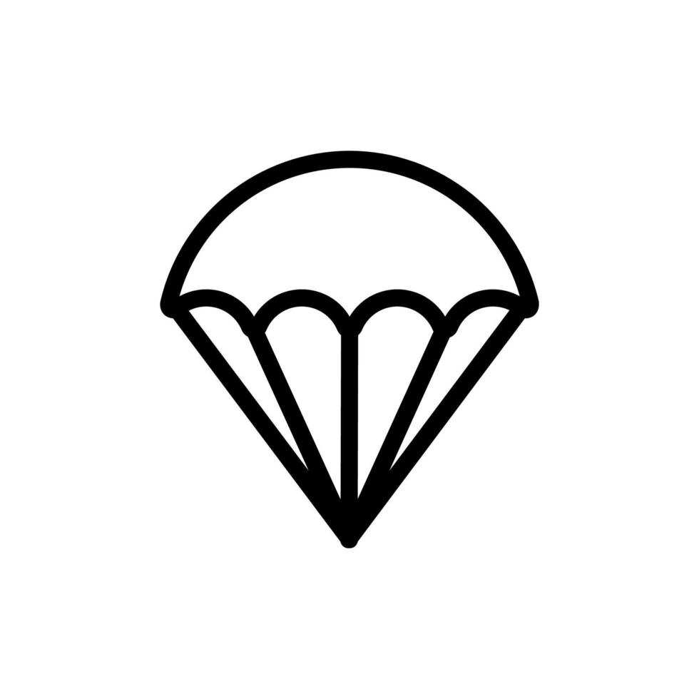 Army icon vector. Isolated contour symbol illustration vector