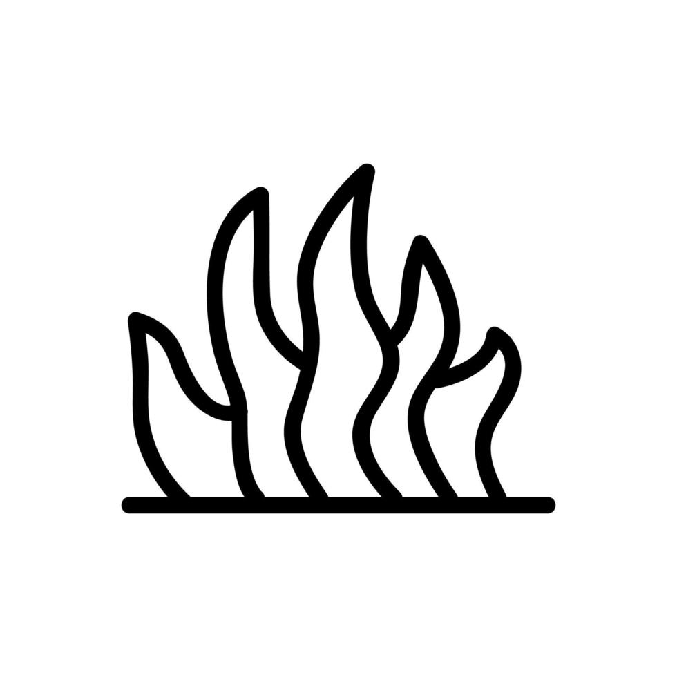 Aquarium icon vector. Isolated contour symbol illustration vector