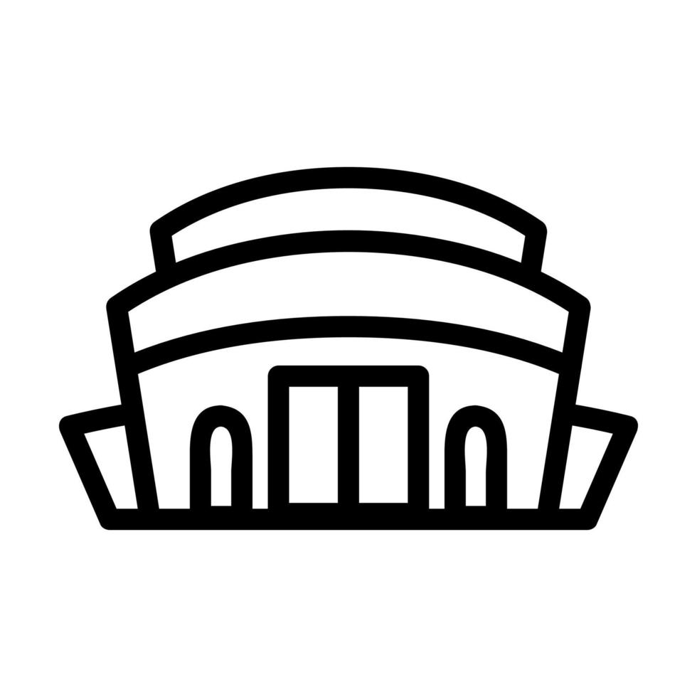 ampheator icon vector. Isolated contour symbol illustration vector