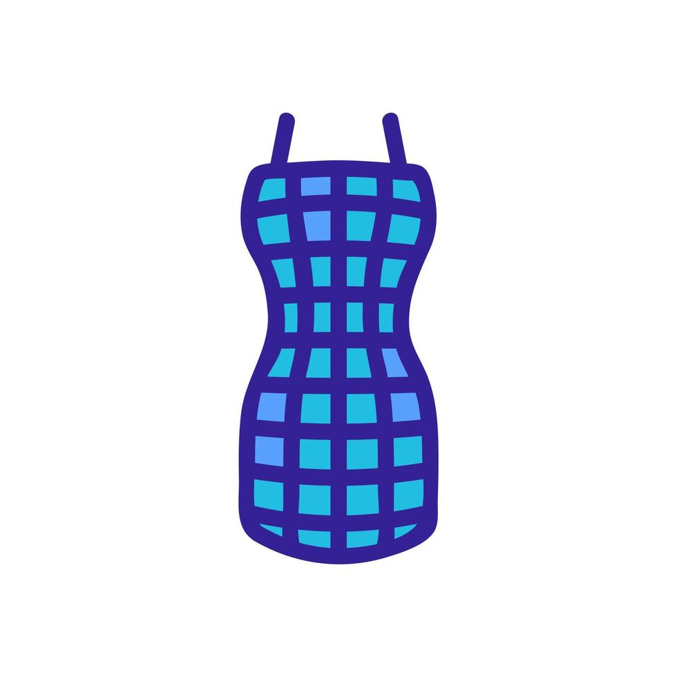 rounded apron on belt icon vector outline illustration
