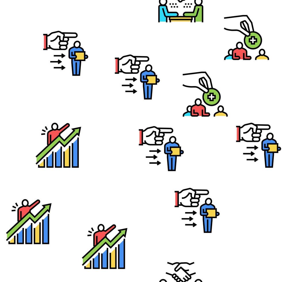 situaciones de negocios vector de patrones sin fisuras