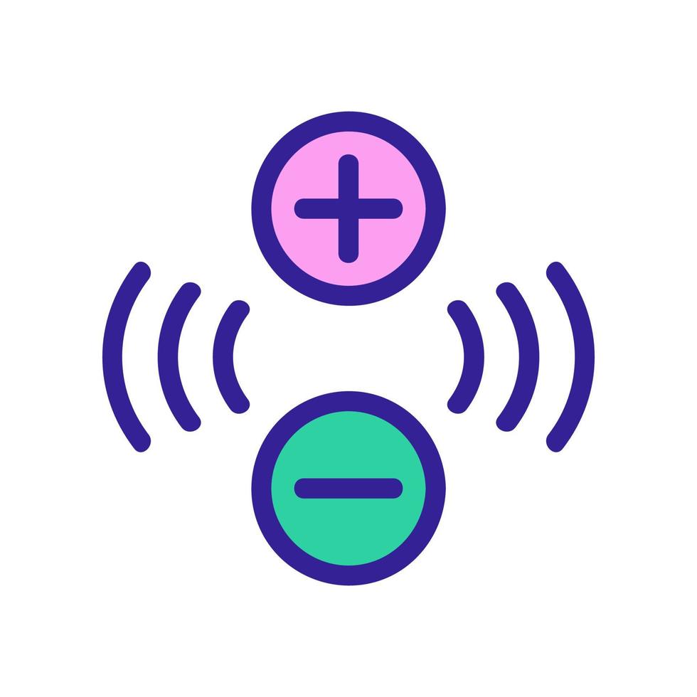 magnet icon vector. Isolated contour symbol illustration vector