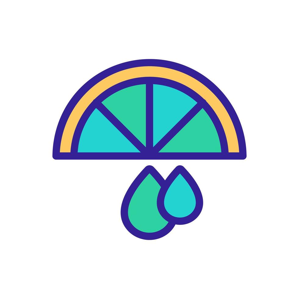 Lime icon vector. Isolated contour symbol illustration vector
