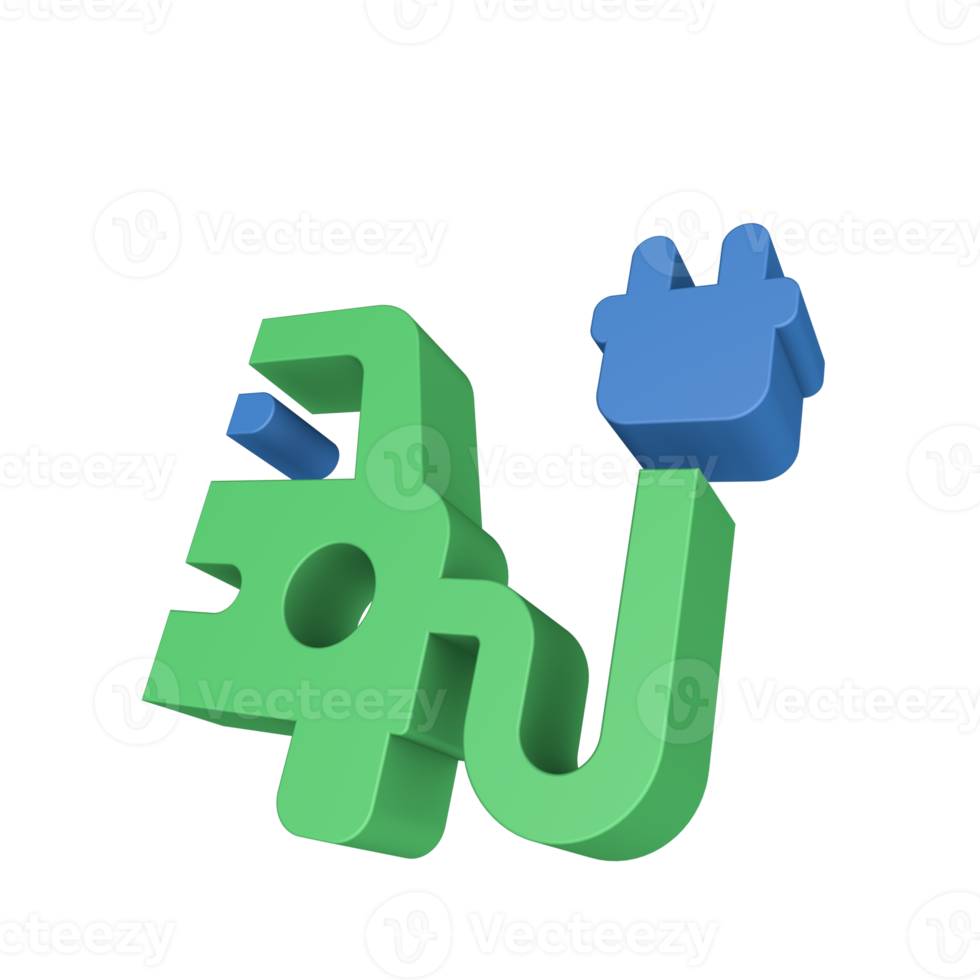 3D Energy Ecology Icon png