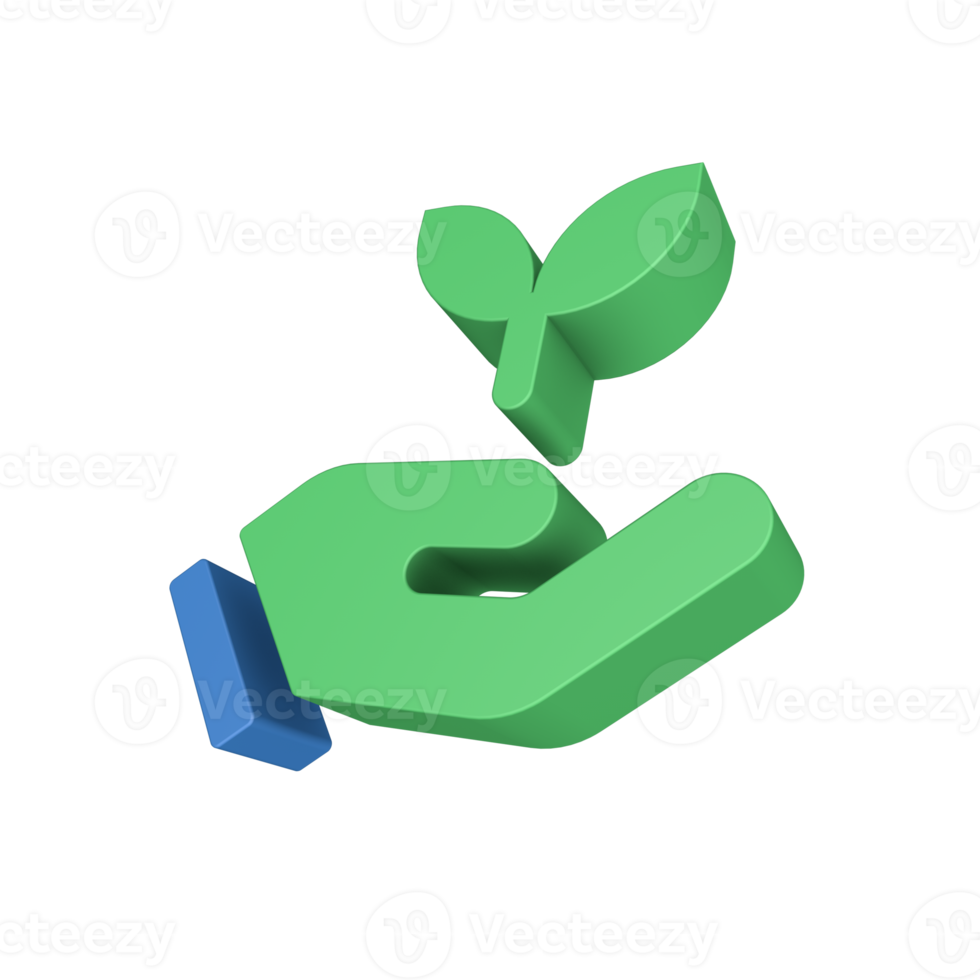 3D Energy Ecology Icon png