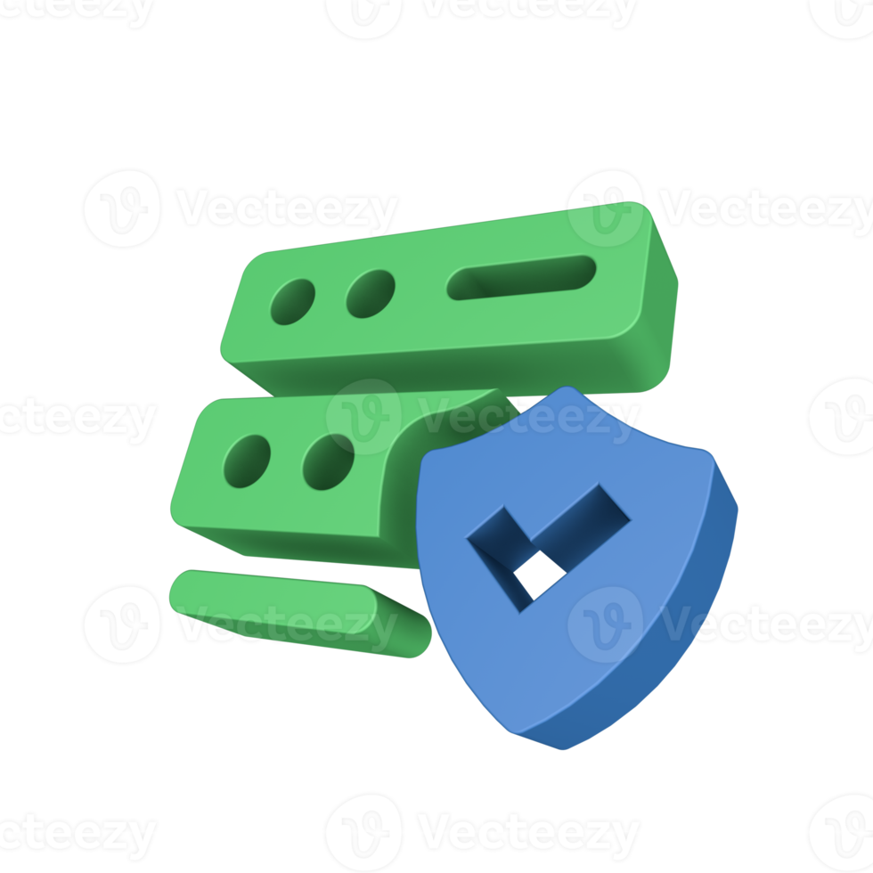 3D Cyber Security Icon png
