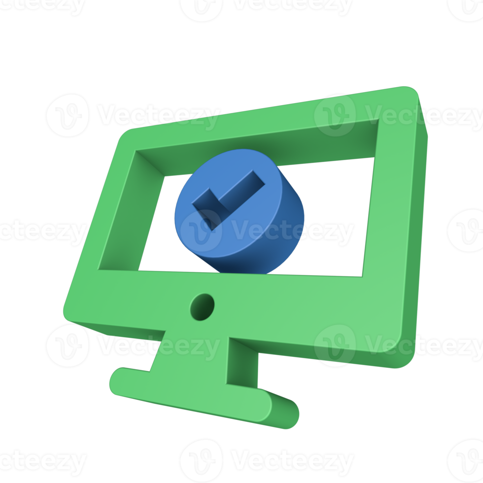 3D Cyber Security Icon png