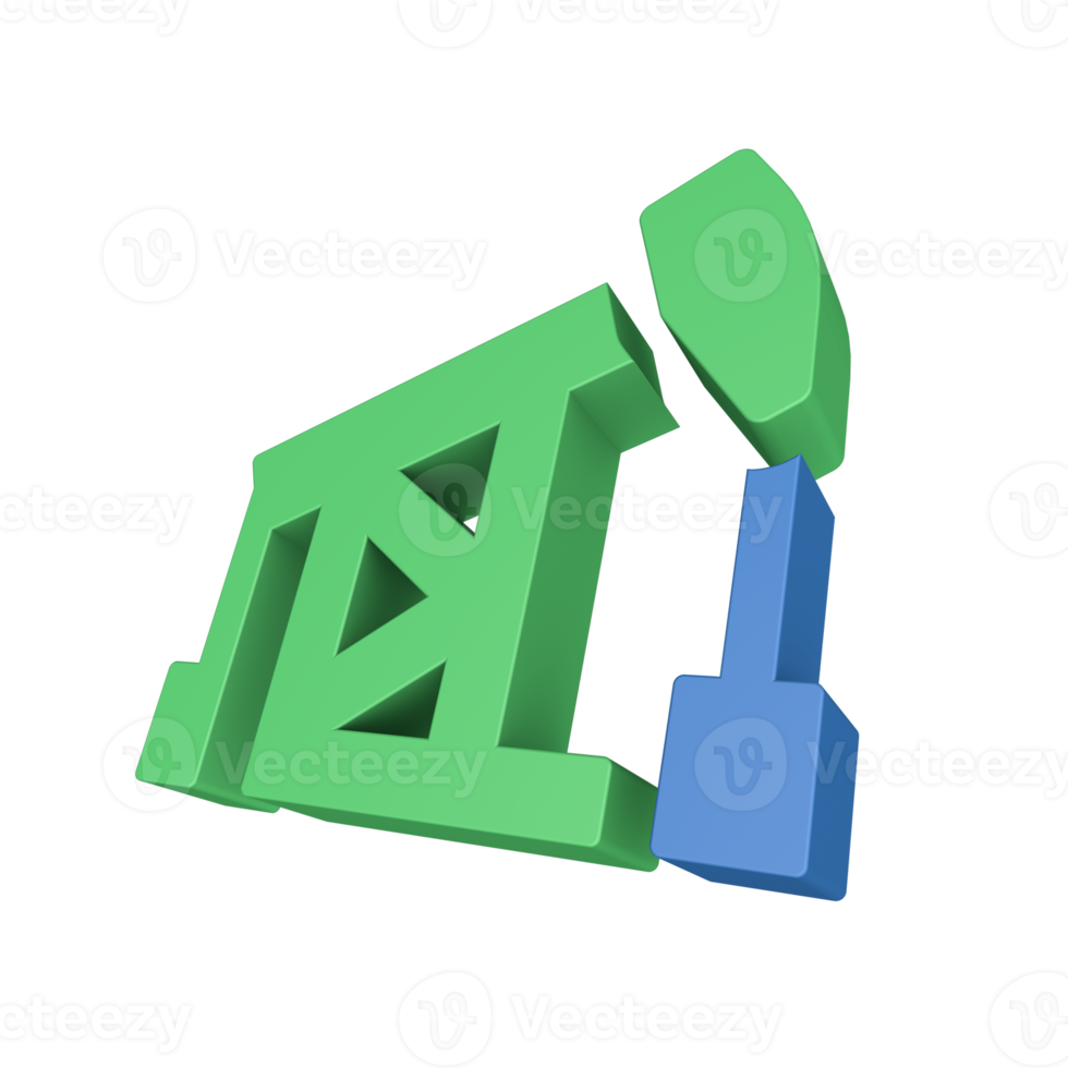 3D Energy Ecology Icon png
