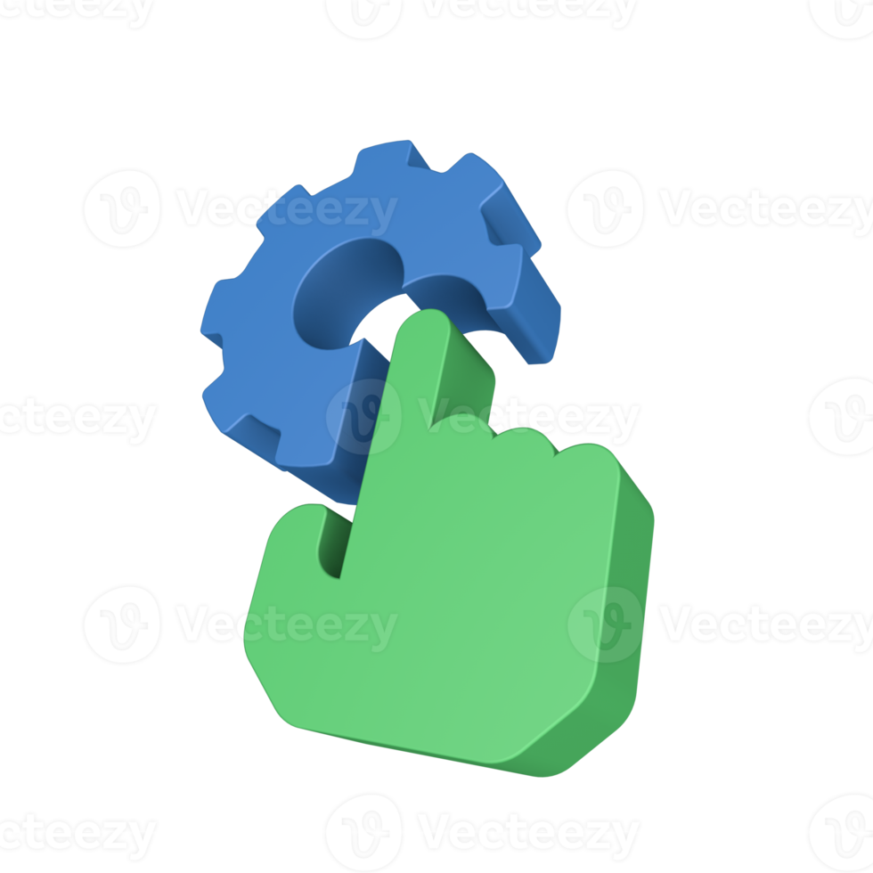 3D Data Processing Icon png