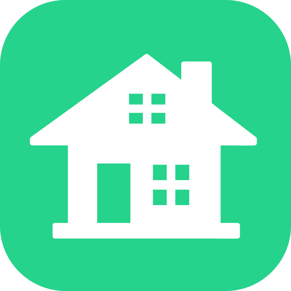 huis en huis pictogram symbool teken png